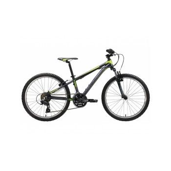 Bicicleta copii 9-12 ani, 24 inch, Spyke Black Sand Pearl Apple Green JewWhite, Silverback S74SB201566B