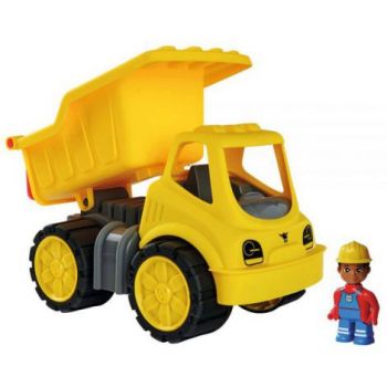 Camion basculant Big Power Worker cu figurina la reducere