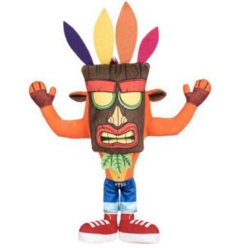 Jucarie din plus Crash Bandicoot Uka Uka, 32 cm