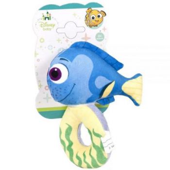 Jucarie din plus zornaitoare Dory, Finding Dory, 14 cm