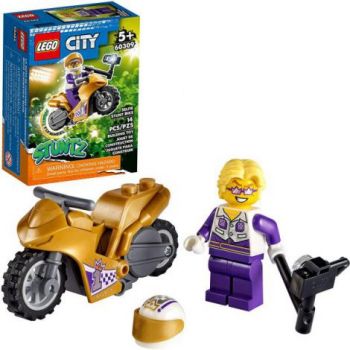 Lego City Motocicleta De Cascadorie Pentru Selfie 60309 de firma original