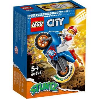 Lego City Motocicleta De Cascadorie-racheta 60298 de firma original