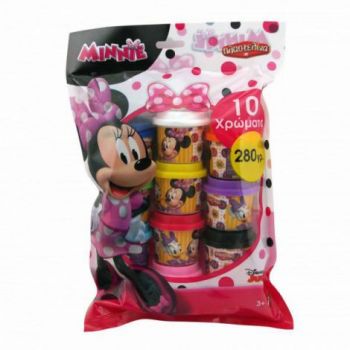 Set 10 Borcanase Cu Plastilina Minnie