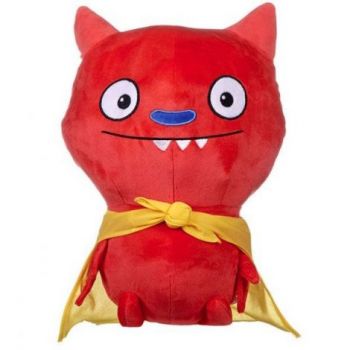 Jucarie din plus Lucky Bat (rosu), Ugly Dolls, 22 cm