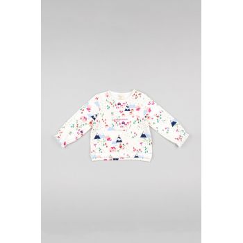 zippy bluza copii culoarea bej, modelator de firma originala