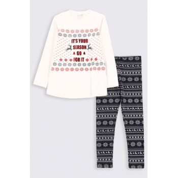 Coccodrillo pijamale de bumbac pentru copii modelator