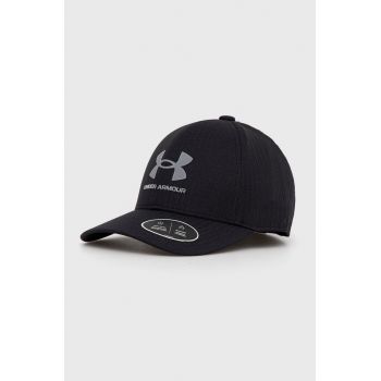 Under Armour șapcă de baseball pentru copii culoarea negru, cu imprimeu de firma originala