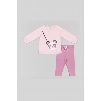 zippy compleu bebe culoarea roz ieftin