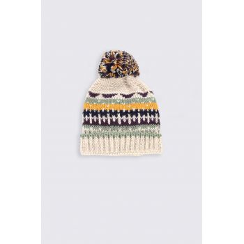 Coccodrillo caciula copii din tricot gros