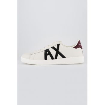 Pantofi sport de piele cu logo