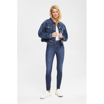 Blugi skinny cu talie inalta Blugi skinny cu talie inalta
