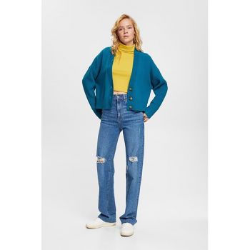 Cardigan supradimensionat din amestec de lana