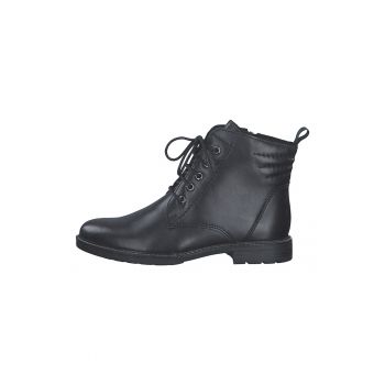 Ghete de piele cu fermoar lateral