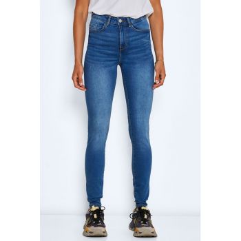 Blugi skinny cu talie inalta Callie Blugi skinny cu talie inalta Callie