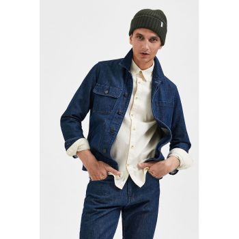 Jacheta de denim cu buzunare multiple de firma originala