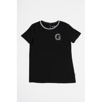 Tricou cu aplicatii de strasuri
