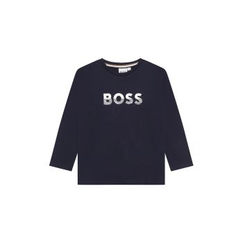 Bluza de bumbac cu imprimeu logo