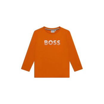 Bluza de bumbac cu imprimeu logo