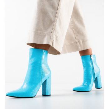 Botine dama Beatrix Albastre