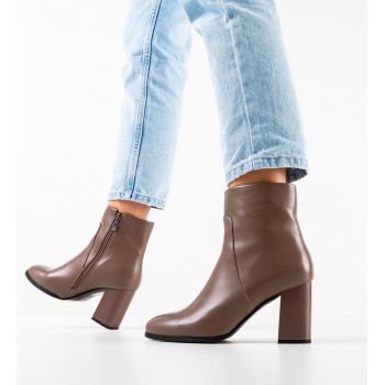 Botine dama Bryan Khaki