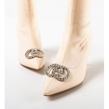 Botine dama Smith Bej ieftine