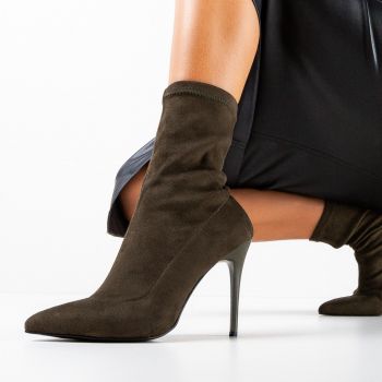 Botine dama Tetyt Khaki Botine dama Tetyt Khaki