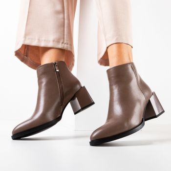 Botine dama Umayr Khaki Botine dama Umayr Khaki