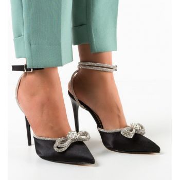 Pantofi cu toc Konect Negri