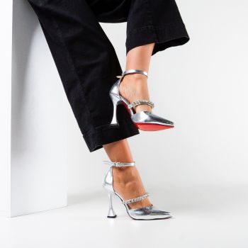 Pantofi dama Rufus Argintii Pantofi dama Rufus Argintii