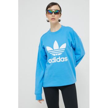 adidas Originals hanorac de bumbac femei, , cu imprimeu