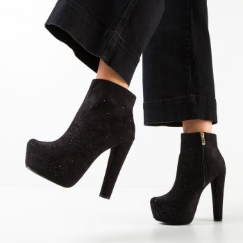 Botine dama Deacon Negre Botine dama Deacon Negre