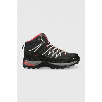 CMP pantofi Rigel Mid Waterproof femei, culoarea albastru marin, izolat ieftina