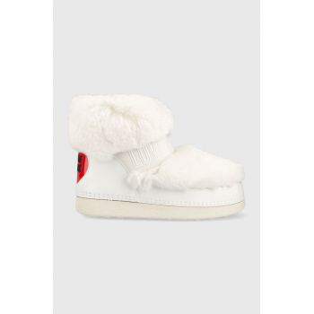 Love Moschino cizme de iarna culoarea alb