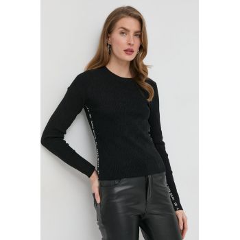 Miss Sixty pulover din amestec de lana femei, culoarea negru, light