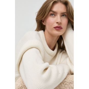 Notes du Nord pulover din amestec de lana Erin femei, culoarea bej, călduros de firma original