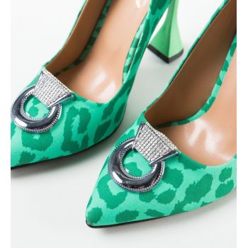 Pantofi dama Provok Verde ieftini