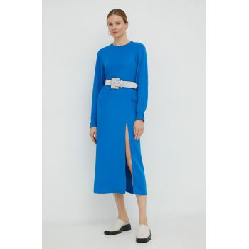 Gestuz rochie Sloangz midi, drept
