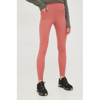 adidas TERREX leggins sport Multi femei, culoarea roz, neted de firma originali