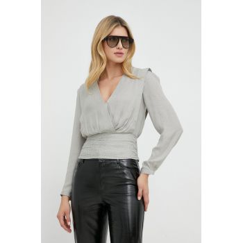 Morgan bluza femei, culoarea gri, modelator