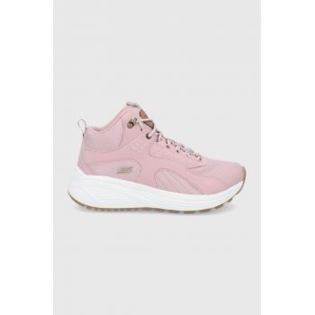 Skechers Pantofi culoarea roz, cu platformă