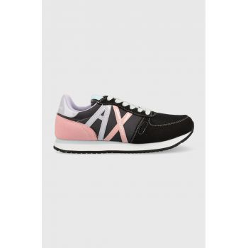 Armani Exchange sneakers culoarea negru