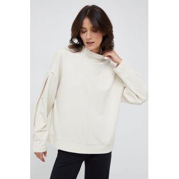 United Colors of Benetton bluza culoarea bej