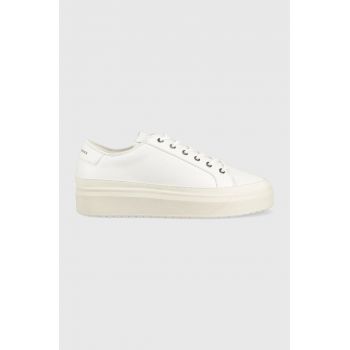 Armani Exchange sneakers culoarea alb