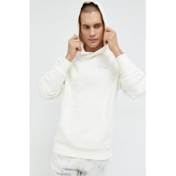 Champion bluza barbati, culoarea bej, cu glugă, neted