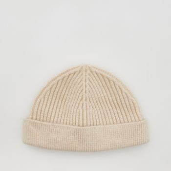 Reserved - Căciulă beanie cu conținut ridicat de poliester reciclat - Bej