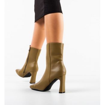 Botine dama Fraz Khaki