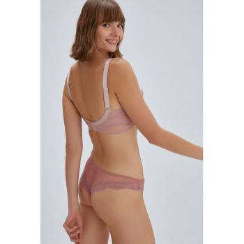 Sutien fara burete cu insertii de dantela