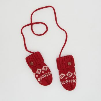 Reserved - Mănuși cu șnur - Roșu