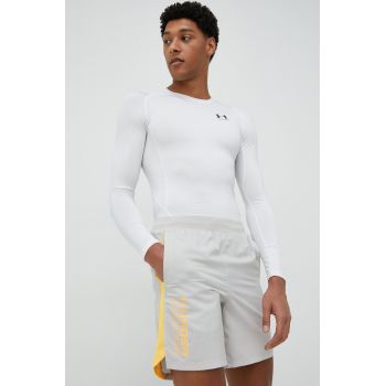 Under Armour pantaloni scurți de alergare Launch barbati, culoarea bej