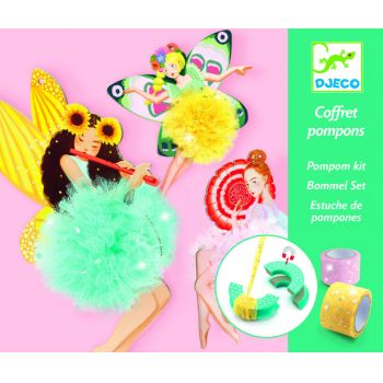 Atelier creativ Djeco, Zane pompom